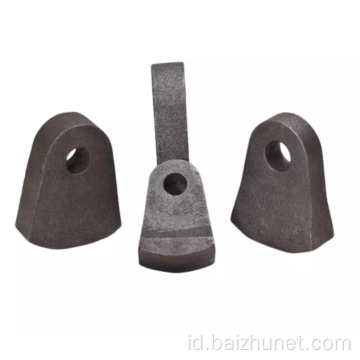 mesin penambangan baja mangan bagian crusher hammer head